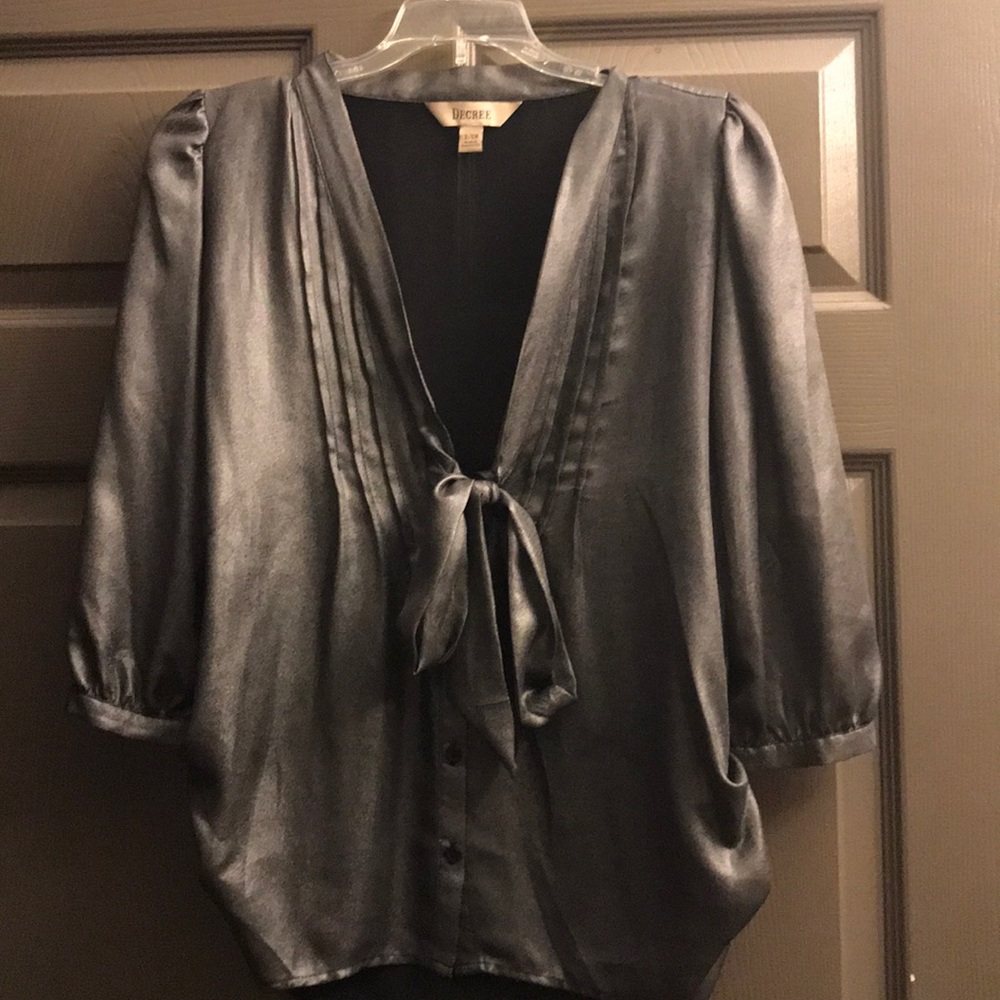 Metallic blouse